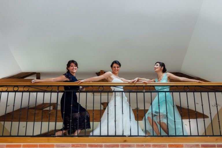 Photos de groupe au domaine des Batières