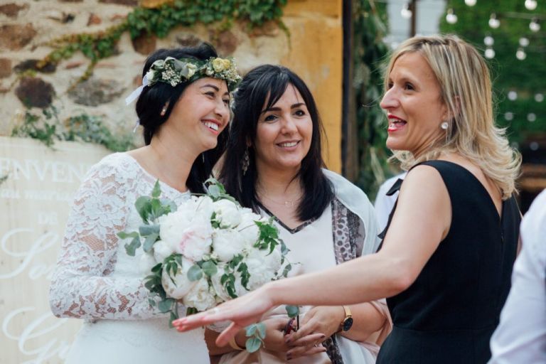 la mariée et ses témoins